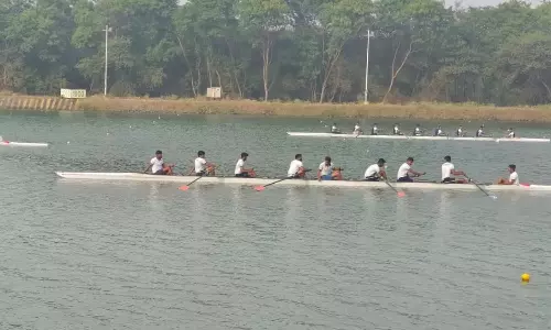 महाराष्ट्र ओलंपिक खेल: पुणे ने रोइंग में आठ स्वर्ण जीतकर पदक तालिका में शीर्ष पर अपनी स्थिति मजबूत की महाराष्ट्र ओलंपिक खेल: पुणे ने रोइंग में आठ स्वर्ण जीतकर पदक तालिका में शीर्ष पर अपनी स्थिति मजबूत की