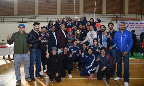 गुरु नानक देव विश्वविद्यालय ने अखिल भारतीय अंतर-विश्वविद्यालय महिला चैंपियनशिप जीती गुरु नानक देव विश्वविद्यालय ने अखिल भारतीय अंतर-विश्वविद्यालय महिला चैंपियनशिप जीती