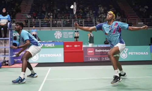 मलेशिया ओपन: सेमीफाइनल मुकाबले में सात्विक-चिराग की जोड़ी को मिली हार मलेशिया ओपन: सेमीफाइनल मुकाबले में सात्विक-चिराग की जोड़ी को मिली हार