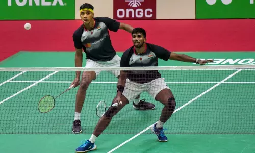 चोट के कारण सात्विक-चिराग की जोड़ी ने इंडियन ओपन से वापस लिया नाम चोट के कारण सात्विक-चिराग की जोड़ी ने इंडियन ओपन से वापस लिया नाम