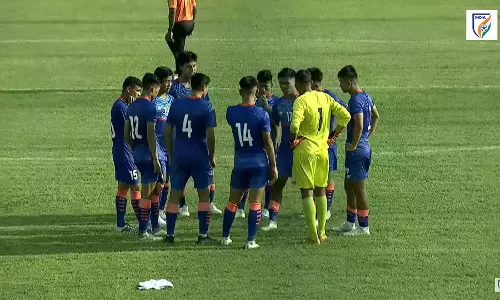 अंडर-17 भारतीय फुटबॉल टीम ने मैत्री मैच के पहले मुकाबले में उज़्बेकिस्तान को 2-0 से दी मात