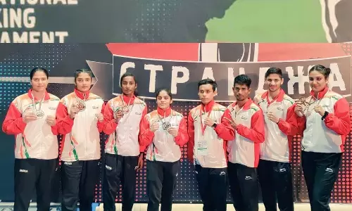 अनामिका, अनुपमा और गोविंद ने स्ट्रेंड्जा मेमोरियल टूर्नामेंट में जीता रजत पदक