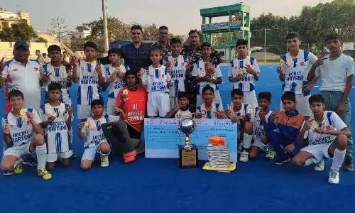 पंजाब को हराकर हरियाणा ने जीता जूनियर हॉकी टूर्नामेंट का खिताब पंजाब को हराकर हरियाणा ने जीता जूनियर हॉकी टूर्नामेंट का खिताब