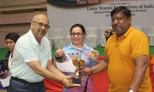 भारती, पूनम, प्रगति, प्राची पैरा टेबल टेनिस राष्ट्रीय चैंपियनशिप में महिला चैंपियन बनी