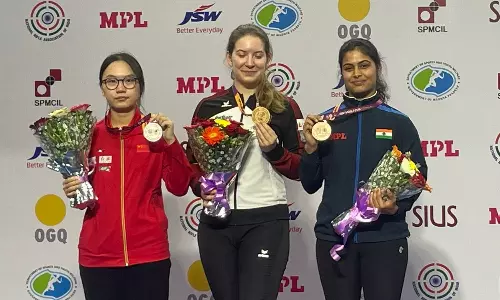 ISSF World Cup: मनु भाकर ने 25 मीटर पिस्टल स्पर्धा में जीता कांस्य पदक