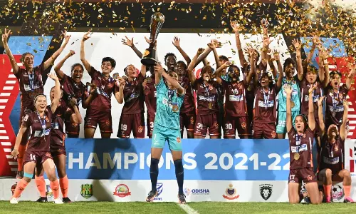 इंडियन वुमेन्स लीग के लिए ग्रुप की हुई घोषणा इंडियन वुमेन्स लीग के लिए ग्रुप की हुई घोषणा