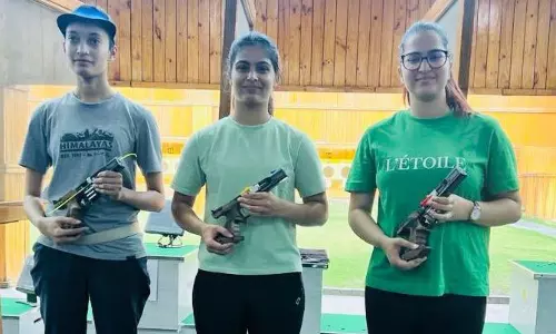 राष्ट्रीय चयन ट्रायल्स में मनु भाकर ने जीता 25 मीटर पिस्टल का खिताब