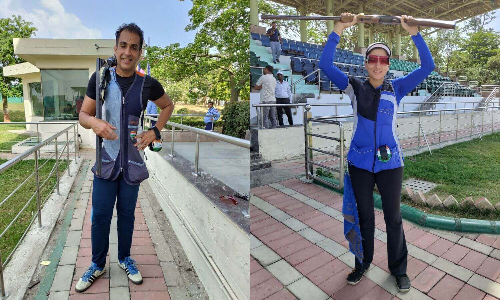 मानवजीत और राजेश्वरी ने ट्रैप ट्रायल में हासिल की जीत, पिस्टल में सरबजोत और अनुराधा चमके मानवजीत और राजेश्वरी ने ट्रैप ट्रायल में हासिल की जीत, पिस्टल में सरबजोत और अनुराधा चमके
