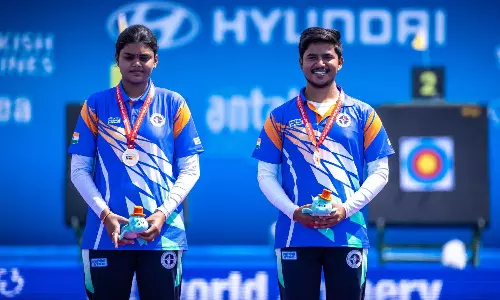 Jyothi Surekha and Ojas Deotale Archery