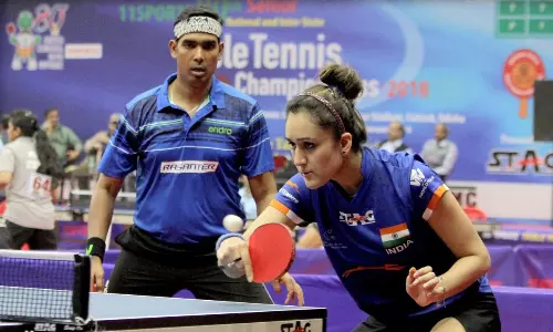 Sharath Kamal and Manika Batra TT Sharath Kamal and Manika Batra TT