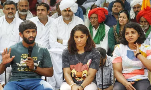 Wrestlers Protest: पहलवानों ने प्रधानमंत्री मोदी से कहा - हमारे मन की बात सुनो Wrestlers Protest: पहलवानों ने प्रधानमंत्री मोदी से कहा - हमारे मन की बात सुनो