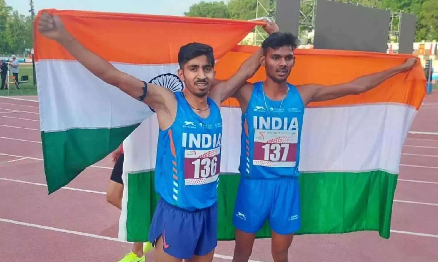 Priyanshu and Rahul 1500m