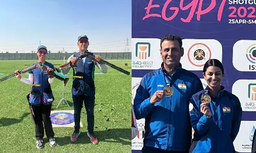 Mairaj Ahmad Khan and Ganemat Sekhon Skeet Mixed Mairaj Ahmad Khan and Ganemat Sekhon Skeet Mixed