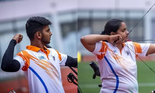 Prathamesh and Avneet Archery Prathamesh and Avneet Archery