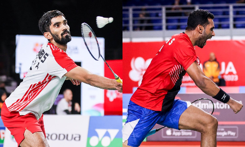 Kidambi Srikanth and HS Prannoy